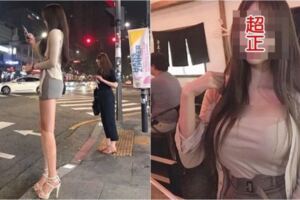 路邊拍到逆天正妹忍不住追上去求認識才發現遇到S級女神：484太狂