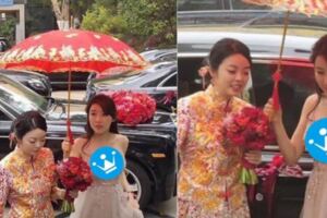 拍婚禮…伴娘才是亮點！婚攝誠實搶拍！超、超正。