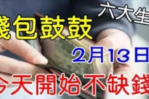 2月13日開始錢包鼓鼓，不缺錢的生肖