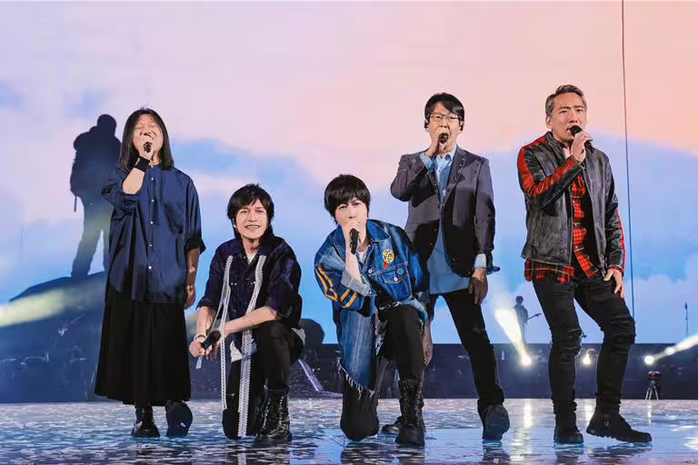五月天正忙進行「回到那一天」25周年巡迴演唱會。(相信音樂提供) 五月天正忙進行「回到那一天」25周年巡迴演唱會。(相信音樂提供)