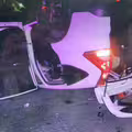 台中3祖孫開車遭撞翻覆四輪朝天 駕駛肇事後竟棄車逃逸
