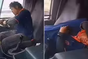 影/貨車司機行駛途中 突遭「神秘殺器」破窗擊中 影/貨車司機行駛途中 突遭「神秘殺器」破窗擊中