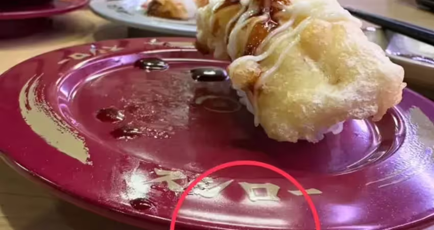 壽司郎變壽司「螂」 店家竟辯稱是小飛蟲