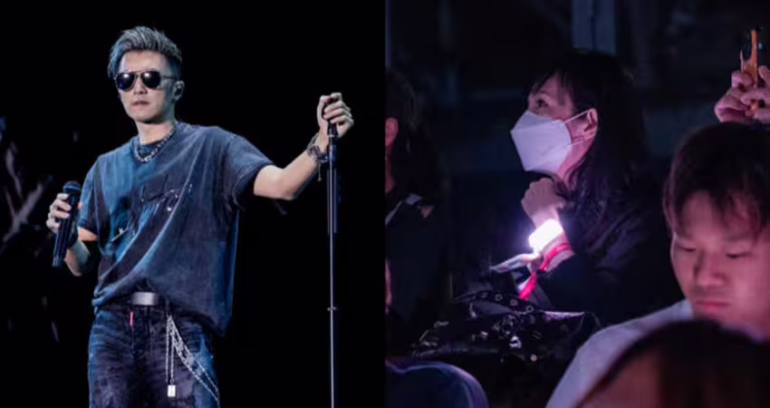 不只王菲力挺！謝霆鋒開唱「台下驚見大咖玉女」 陳奕迅也來了