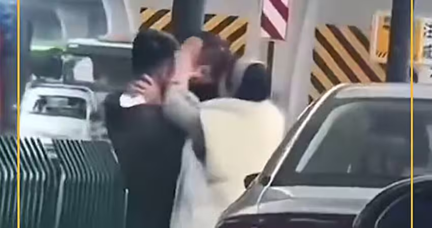 車禍糾紛爆衝突　突遭強吻駕駛捂臉逃