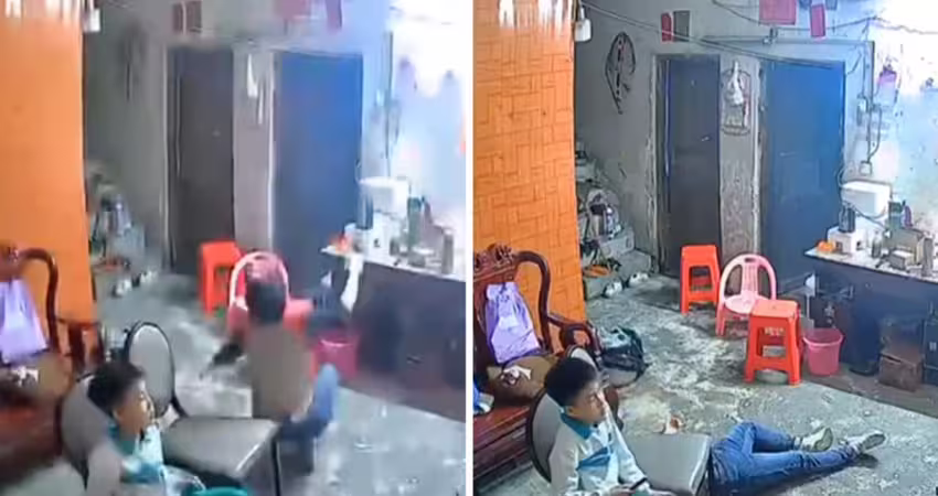 司機媽工作一天暈倒地上　兒子繼續看電視