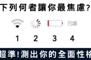 準到讓你啞口無言！手機哪種狀態會讓你最焦慮?看出你全面性格