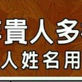 2016年貴人多機會多的人姓名用字