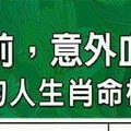 今年年底前，意外血光特別多的人生肖命格