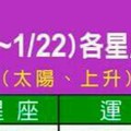 1/16~1/22 各星座整體運勢