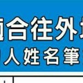 今年適合往外地發展的人姓名筆劃