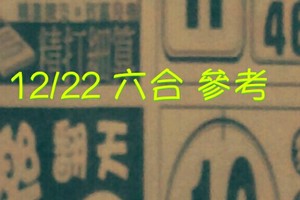 12/22六合 。【五路財神】【魔法阿嬤】【樂翻天】 【搶先雞】。。參考。參考。。