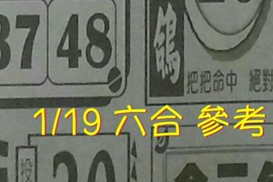 1/19 六合 。【好運來】【天天發】【金三角】 【冠軍鴿】。。參考。參考。。