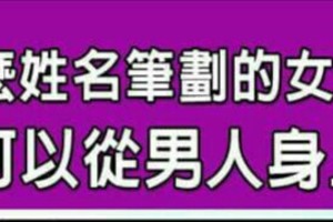 什麼姓名筆劃的女人，今年可以從男人身上回收