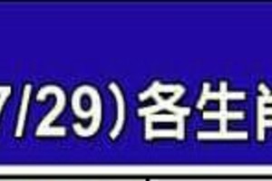 非常重要情況緊急，7/23~7/29 各生肖整體運勢。。看看你有幾顆星呢？