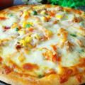 黑椒雞肉蔬菜披薩，簡單容易！