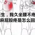 「醫生，我久坐腰不疼，但是腿麻屁股疼是怎麼回事？」