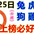 4月25日生肖運勢_兔、虎、羊大吉