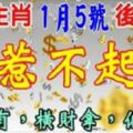 1月05日，7大生肖財運太好