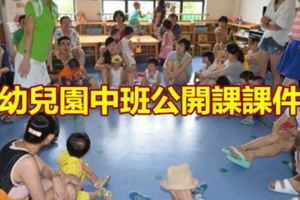 幼兒園中班公開課課件