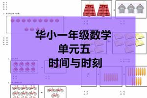 SJKC華小一年級數學–單元5–時間與時刻