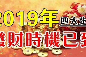 2019年，這四大生肖發財時機已到，正財旺盛