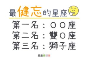 我是誰？這裡是哪？」最「健忘」的4大星座，他的記憶就像金魚只有7秒！