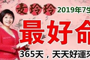 2019年七大生肖最好運，一整年365天天天好運來