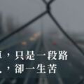 人生，上錯車，只是一段路；愛錯人，卻「一生苦」