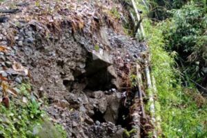 邊坡崩塌 阿里山鐵路多林路段停駛