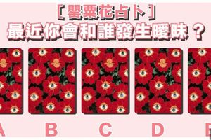 【罌粟花占卜】最近你會和誰發生曖昧?