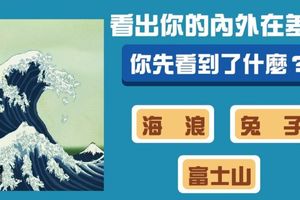 【日本心靈人格測驗】你先看到了什麼？看出你的內外在差異