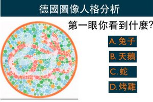 太準了！第一眼你看到什麼？德國圖像人格分析