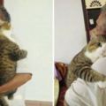 主人工作太忙拜託阿公幫忙顧一下愛貓，沒想到下班去接貓咪時「牠竟然認了阿公當主人」！