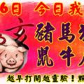 7月26日，今日我最旺！豬馬狗蛇鼠牛虎龍！【99988】越早打開越靈驗！點個讚吧！