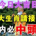 今日2019年度大吉日，8大生肖請接財5天內必中頭獎！