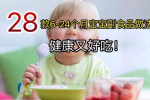 28款6-24個月寶寶副食品做法