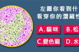 準到沒朋友！左圖你看到什麼？看穿你不為人知的潛藏性格！