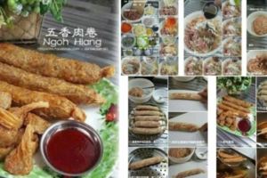 【五香肉卷詳細做法】香味十足讓人一口接一口吃不停的。來學一兩手潮州式的五香卷吧！