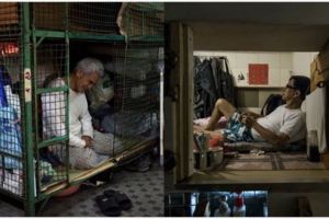 香港人們住的「棺材房屋」曝光讓外國人全都嚇傻眼...光看照片就快窒息了!!