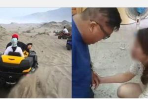 一家四口「玩飆沙吉普車」翻車壓死2歲女兒！媽媽接死訊竟然….網友飆罵：「爸媽害死她！」