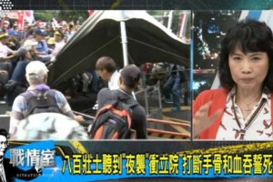 反年改暴力被逼的？　陳鳳馨：封口久了當然激烈