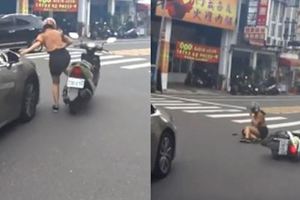 禮讓正妹騎士反害車禍　網友笑豬隊友