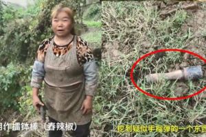 農村大媽挖到TNT手雷「帶回家搗辣椒」形狀剛好超開心…爆破隊當面炸：半徑7公尺全死(影