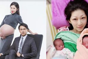 顏嘉樂雙寶出世！46歲高齡產婦讓一家人緊張不已，娃娃小名隱藏濃濃父愛
