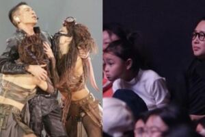 劉德華演唱會全家到場，6歲女兒劉向蕙看得眼都直了！