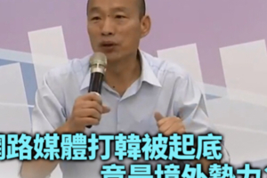 網路媒體打韓被起底 竟是境外勢力