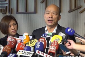 韓國瑜北上前受訪 打趣地說了這一句話...