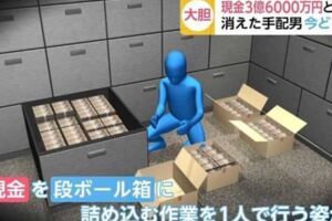 近3.6億日元被盜大案嫌犯一個人如何搬運那麼多現金？