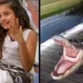這名女童「被鱷魚死咬不放」，千鈞一髮她想起老師傳授的「禁招」竟然救了自己的命...